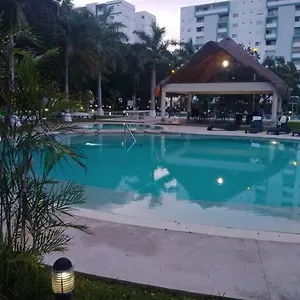 Apartamento Hermoso Departamento En Con Alberca, Cancún