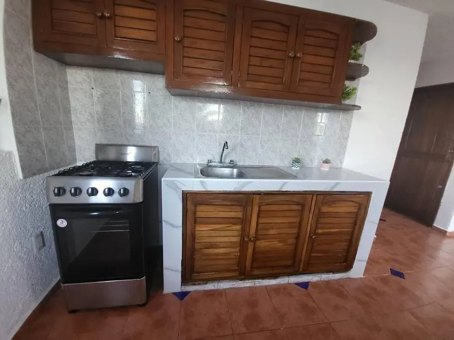 2 Rooms Apartment With Private Beach In Puerto Juarez 칸쿤