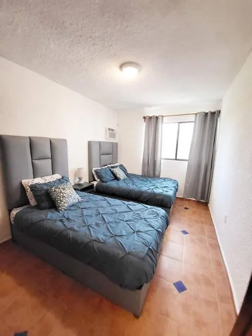 2 Rooms Apartment With Private Beach In Puerto Juarez 칸쿤